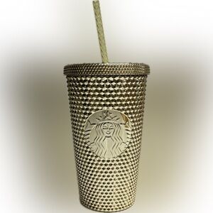 Starbucks Gold Studded Tumbler – 16oz Cold Cup